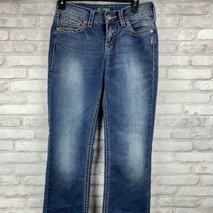 Silver SUKI Mid Slim Boot Cut Super Stretch 28x33